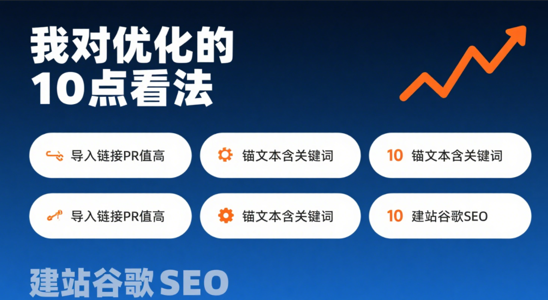 我对优化的10点看法