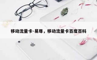 移动流量卡-易尊，移动流量卡百度百科
