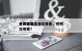 世界足球赛程直播在哪看，世界足球比赛在哪看？