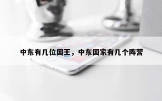 中东有几位国王，中东国家有几个阵营