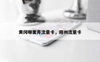 黄冈哪里弄流量卡，随州流量卡
