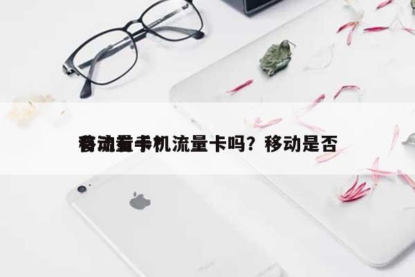 移动有手机流量卡吗？移动是否有流量卡？-第1张图片