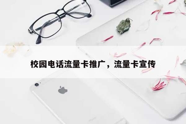 校园电话流量卡推广，流量卡宣传-第1张图片