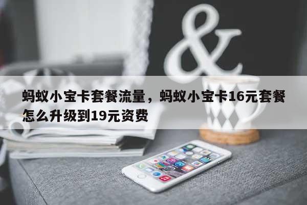蚂蚁小宝卡套餐流量，蚂蚁小宝卡16元套餐怎么升级到19元资费-第1张图片